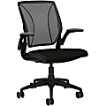 Humanscale Diffrient World Chair - Black Seat - Black Back - Black Frame - 26" Width