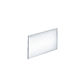Azar Displays Wall-Mount U-Frame Acrylic Sign Holders, 5 1/2" x 7", Clear, Pack Of 10 1 thumbnail image