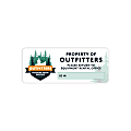 Custom Outdoor Weatherproof Full-Color Labels, 1" x 2-1/2", Box Of 125 Labels 1 thumbnail image