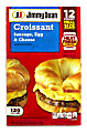 Jimmy Dean Sausage, Egg and Cheese Croissant Breakfast Sandwiches, 54.08 Oz, Box Of 12 Sandwiches 1 thumbnail image