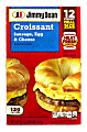Jimmy Dean Sausage, Egg and Cheese Croissant Breakfast Sandwiches, 54.08 Oz, Box Of 12 Sandwiches