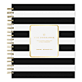 2024 Day Designer Daily/Monthly Planning Calendar, 8" x 10", Rugby Stripe Black Frosted, January To December 1 thumbnail image
