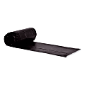 Heritage Eco Blend® Max Can Liners, 45 gal, 0.8 mil, 40" x 46", Black, 25 Bags/Roll, 6 Rolls/Carton 1 thumbnail image
