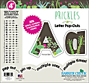 Barker Creek Letter Pop-Outs, 4", Prickles, Pack Of 255 Pop-Outs