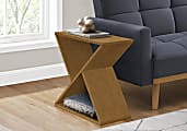 Monarch Specialties Ave Rectangular Accent Table, 24-1/4”H x 24”W x 11-3/4”D, Brown 1 thumbnail image