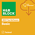 H&R Block 2021, Basic Download (Windows) 1 thumbnail image