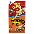 General Mills Lucky Charms And Reese's Puffs Cereal Bar Treats, 0.85 Oz, Box Of 30 Bars