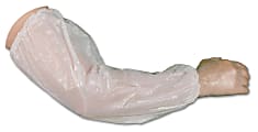 Ambitex Polyethylene Sleeves, 18", White, Pack Of 1,000