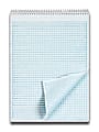 TOPS™ Docket® Wirebound Quadrille Pad, 8 1/2" x 11", 35 Sheets, White