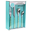 Martha Stewart Garden Cottage 16-Piece Stainless Steel Flatware Set, Mint 1 thumbnail image