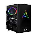 CLX SET TGMSETRTH0C19BM Liquid-Cooled Gaming Desktop PC, AMD Ryzen 7, 16GB Memory, 2TB Hard Drive/480GB Solid State Drive, Windows® 10 Home 1 thumbnail image