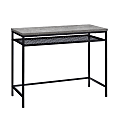 Sauder® Market Commons 40"W Computer And Writing Desk, Slate Gray/Black