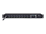 CyberPower PDU41002 Single Phase 100 - 120 VAC 20A Switched PDU - 8 Outlets, 12 ft, NEMA L5-20P (5-20P Adapter), Horizontal, 1U, SNMP, LCD- PDU41002 1 thumbnail image