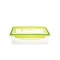 Kinetic Fresh Food Storage Container, 54 Oz, Clear/Green