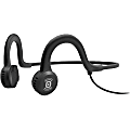 Aftershokz AS401XB Sportz Titanium Bone-Conduction Stereo Headphones (Onyx Black) - Stereo - Onyx Black - Mini-phone - Wired - 20 Hz 20 kHz - Behind-the-neck, Earbud, Over-the-ear - Binaural - In-ear - 4 ft Cable 1 thumbnail image