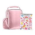 Fit & Fresh Pipstickers by Pipsticks DIY Ellis Lunch Bag, 10-1/2”H x 8”W x 4”D, Pink Gingham 1 thumbnail image