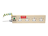 Tripp Lite Safe-IT UK BS-1363 Medical-Grade Antimicrobial Power Strip with 4 UK Outlets, 3m Cord - Power distribution strip - AC - input: Type G - output connectors: 4 (BS 1363A) - 10 ft cord 1 thumbnail image