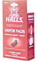 Crane Halls® Vapor Pads, Mentho-Cherry Scent, 4-5/16"H x 3"W x 1-1/4"D, Pack Of 12 Pads