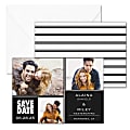 Custom Full-Color Save The Date Announcements With Envelopes, 7" x 5", Collage Chic, Box Of 25 Cards
