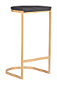 Zuo Modern Louis Bar Stools, Gold/Black, Set Of 2 Stools 1 thumbnail image