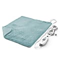 Pure Enrichment PureRelief XXL Ultra-Wide Microplush Heating Pad, 19-1/2" x 24", Sea Glass