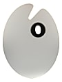 Jack Richeson Oval Melamine Watercolor Palette, Reusable, 12" x 16", White 1 thumbnail image