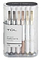 TUL® BP Series Retractable Ballpoint Pens, Medium Point, 1.0 mm, Pearl White Barrel, Black Ink, Pack Of 12 Pens 1 thumbnail image
