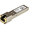 StarTech.com 10 pack HPE J8177C Compatible SFP Module - 1000BASE-T - 1GE Gigabit Ethernet SFP SFP to RJ45 Cat6/Cat5e - J8177C10PKST 1 thumbnail image
