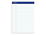 TOPS Docket Letr-Trim Legal Ruled White Legal Pads - 50 Sheets - Double Stitched - 0.34" Ruled - 16 lb Basis Weight - 0 1 thumbnail image