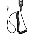 Sennheiser CSTD 17 Phone Coiled Cable Adapter - Phone Cable - Quick Disconnect Phone