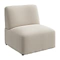 Bush Business Furniture Assemble Modular Armless Lounge Chair, Oat Fabric, Standard Delivery 1 thumbnail image