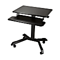 Victor® DC550 26"W Mobile Adjustable Standing Desk With Keyboard Tray 1 thumbnail image