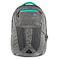 Volkano Crush Backpack With 15" Laptop Pocket, Gray/Aqua 1 thumbnail image