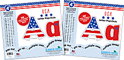 Barker Creek Letter Pop-Outs, 4", USA, Pack Of 510 1 thumbnail image