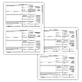 ComplyRight® 1099-MISC Tax Form Set, 3-Part, 2-Up, Recipient Copy Only, Pack Of 50 Forms