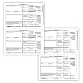 ComplyRight® 1099-MISC Tax Form Set, 3-Part, 2-Up, Recipient Copy Only, Pack Of 50 Forms