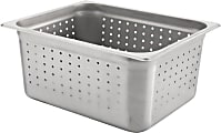 Hoffman Tech Browne Stainless Steel Steam Table Pans, 1/2 Size, Silver, Pack Of 12 Pans, 21216 1 thumbnail image