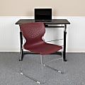 Flash Furniture HERCULES Series Full-Back Stack Chairs, Burgundy, Set Of 5 Chairs 1 thumbnail image