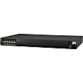 Microsemi High Power, 6-port Full Power, 4-pairs 72W/port, Managed, 10/100/1000 BaseT, AC and DC Input