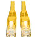 Tripp Lite 4ft Cat6 Gigabit Snagless Molded Patch Cable RJ45 M/M Yellow 4' - Category 6 for Network Device - 4ft - 1 x RJ-45 Male Network - 1 x RJ-45 Male Network - Yellow