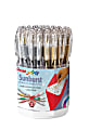 Pentel® Metallic Sunburst™ Gel Rollerball Pen, Medium Point, 0.4 mm, Assorted Barrels, Assorted Ink Colors