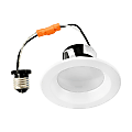 Luminoso LED Retrofit Round Downlight Trim, 5,000 Kelvin, 13 Watt, 910 Lumens