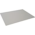 DURABLE Contoured Edge Desk Mat - Office - 19.69" Length x 25.59" Width - Rectangular - Polypropylene, Plastic - Gray - 5 / Pack