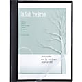 ACCO® Poly Clear Front Report Cover, 8 1/2" x 11", 1/2" Folder Capacity, Black/Clear, Pack of 10 1 thumbnail image