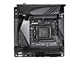 Aorus Ultra Durable H470I AORUS PRO AX Desktop Motherboard - Intel Chipset - Socket LGA-1200  - Mini ITX - 64 GB DDR4 SDRAM Maximum RAM - DIMM, UDIMM - 2 x Memory Slots 1 thumbnail image