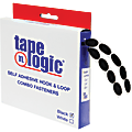 Tape Logic® Sticky Back Combo Pack Hook and Loop Dots, 3/4", Black, Set of 200 Dots