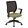 Office Star™ Work Smart Mesh Task Chair, Lily Pad/Black