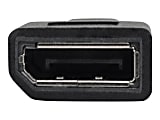 Tripp Lite Keyspan Mini DisplayPort to DisplayPort Compact Adapter and Video Converter (M/F), 1920 x 1200 (1080p) @ 60 Hz - DisplayPort adapter - DisplayPort (F) to Mini DisplayPort (M) - molded - black