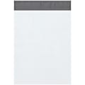 Partners Brand 10" x 13" Poly Mailers, White, Case Of 1,000 Mailers