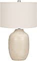 Monarch Specialties Freeman Table Lamp, 26”H, Ivory/Cream